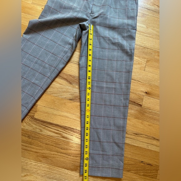 Madewell Paperbag Tapered Pants in Glen Plaid size 0 - Picture 8 of 9
